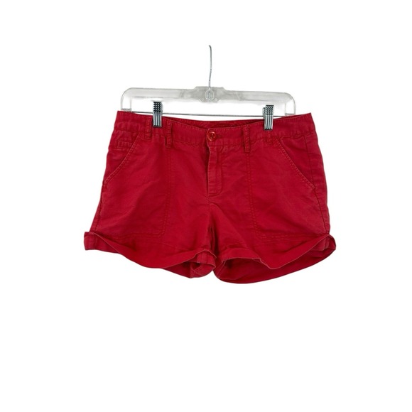 Gap Shorts Linen Blend Womens 4‎ Summer Beach Earthy Y2K Feminine Casual Simple - Picture 1 of 9